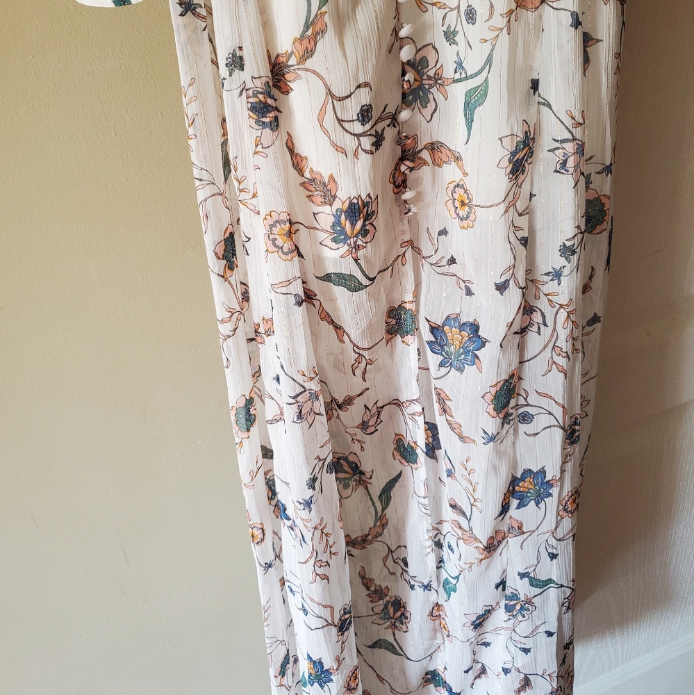 For love and lemons Elyse Ruffled Maxi Dress Small - Picture 7 of 7